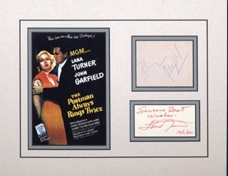 The Postman Always Rings Twice autograph