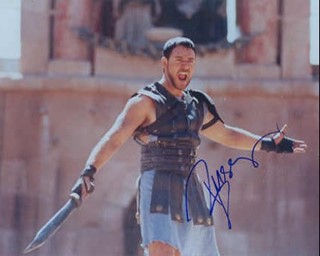 Russell Crowe autograph
