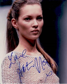 Kate Moss autograph