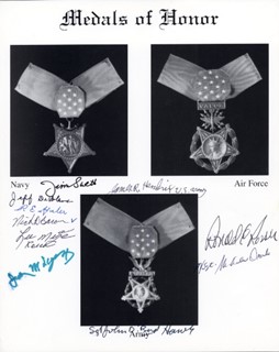 Medal Of Honor autograph