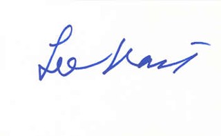 Lee Grant autograph