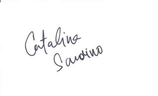 Catalina Sandino Moreno autograph