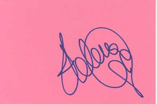 Helena Christensen autograph