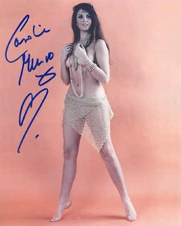 Caroline Munro autograph