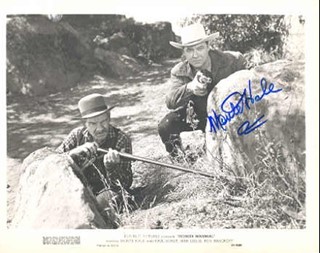 Monte Hale autograph