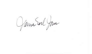 James Earl Jones autograph