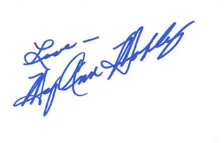 Mary Ann Mobley autograph