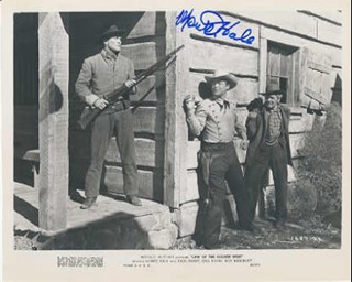 Monte Hale autograph