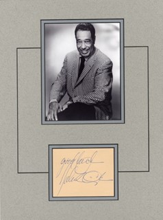 Duke Ellington autograph