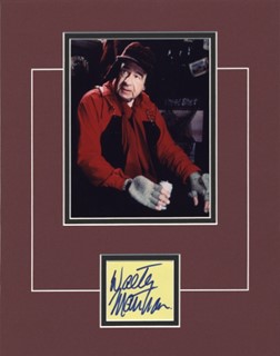 Walter Matthau autograph