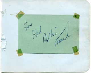 Arthur Treacher autograph