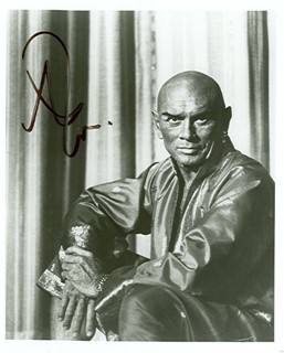Yul Brynner autograph