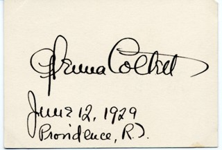 Glenna Collett autograph
