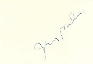 Irving Berlin autograph