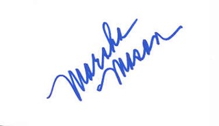 Marsha Mason autograph