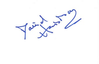 David Hedison autograph