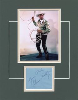 Gene Autry autograph