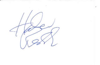 Helen Reddy autograph