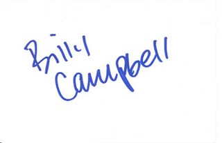 Bill Campbell autograph