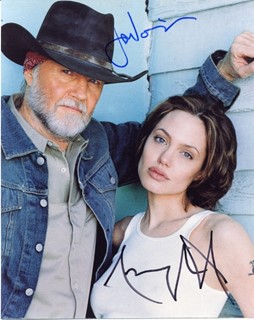 Angelina Jolie & Jon Voight autograph