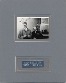 Red & Edna Skelton autograph