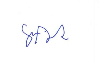 Sara Gilbert autograph