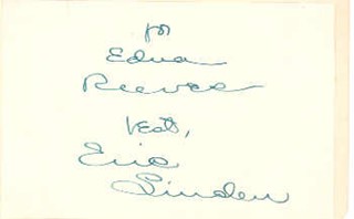 Eric Linden autograph