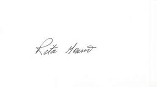 Rita Moreno autograph