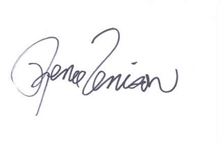 Renee Tenison autograph