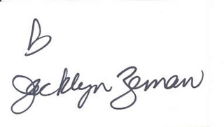 Jacklyn Zeman autograph