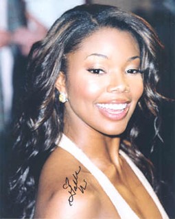 Gabrielle Union autograph