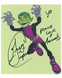 Greg Cipes autograph