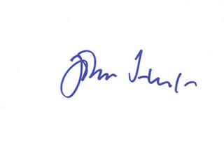 John Hurt autograph