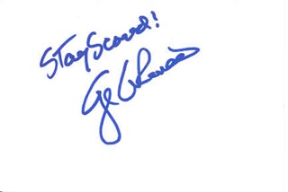 George Romero autograph