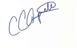 Courteney Cox Arquette autograph