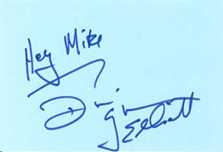 David James Elliott autograph