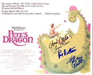 Pete's Dragon autograph
