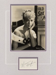 Miriam Hopkins autograph