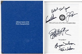 Signed Golf Book autograph