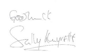Sally Knyvette autograph