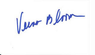 Verna Bloom autograph