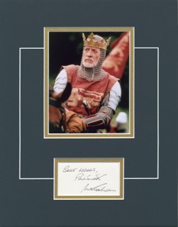 Patrick McGoohan as Longshanks autograph