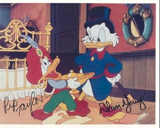 Scrooge McDuck autograph