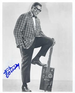 Bo Diddley autograph