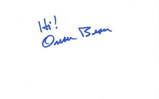 Orson Bean autograph