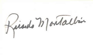 Ricardo Montalban autograph