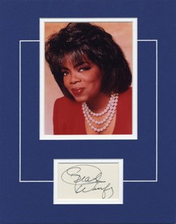 Oprah Winfrey autograph
