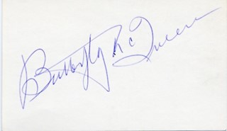 Butterfly McQueen autograph
