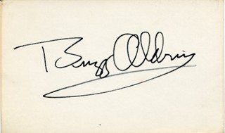 Buzz Aldrin autograph