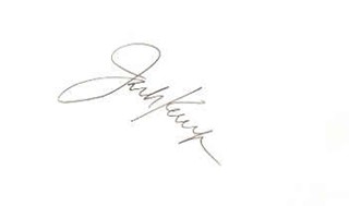 Jack Kemp autograph